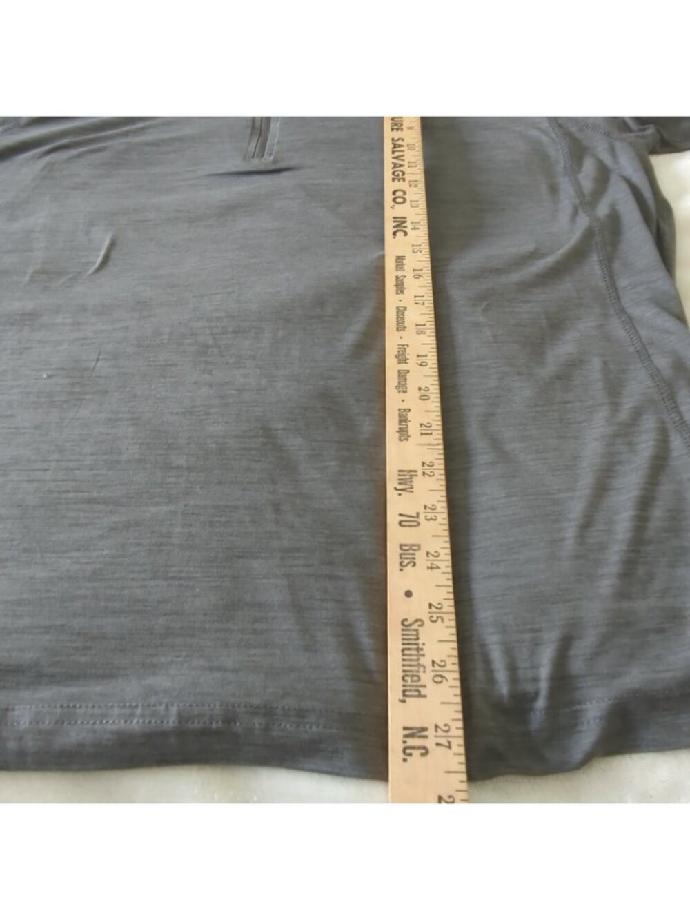 NEW Eddie Bauer FreeDry Moisture Wicking Active 1/4 Zip Shirt Men's XL Gray-lp24 - Picture 9 of 9